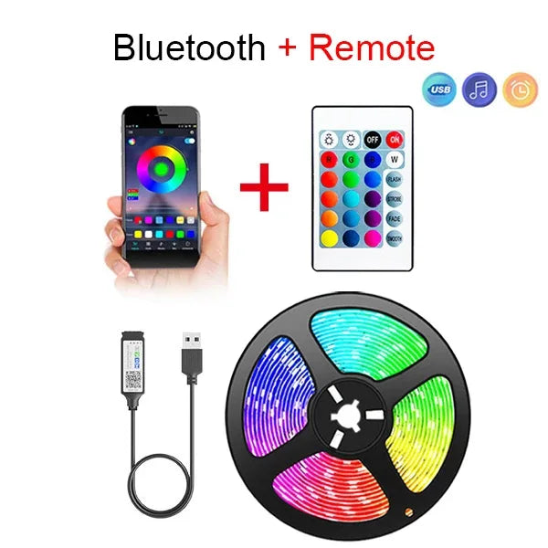 FITA DE LED RGB WIFI E BLUETOOTH