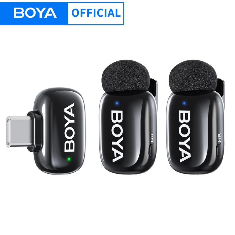 MICROFONE SEM FIO BOYA  PROFISSIONAL